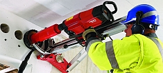Использование установок алмазного бурения Hilti DD 250 Использование установок алмазного бурения Hilti DD 250