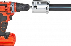 Использование устройства для снятия оксидного слоя и торцовки полиэтиленовых труб Gas Fusion УСО-20Т Использование устройства для снятия оксидного слоя и торцовки полиэтиленовых труб Gas Fusion УСО-20Т