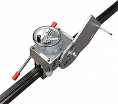 Каретка ручной механической направляющей шины для кольцерезов Diamaster 1200 мм Каретка ручной механической направляющей шины для кольцерезов Diamaster 1200 мм