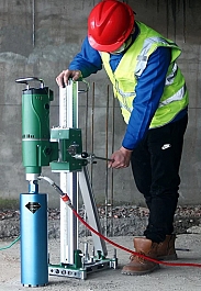 Применение установки алмазного бурения Bycon Pro-250 Применение установки алмазного бурения Bycon Pro-250