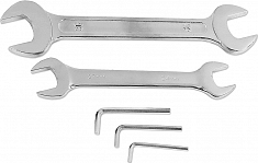 Рожковые и шестигранные ключи установки алмазного бурения Messer DM350E-P