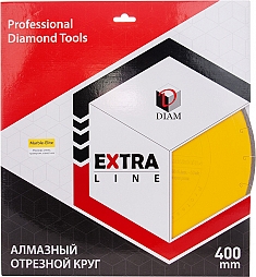 Упаковка алмазного отрезного круга Diam Extra Line 1A1R Корона Marble-Elite 400 мм